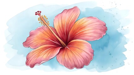 watercolor flower watercolor painting