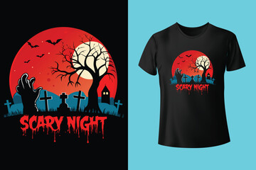 The cute black cat and skull vintage halloween t-shirt design