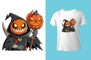 The cute black cat and skull vintage halloween t-shirt design