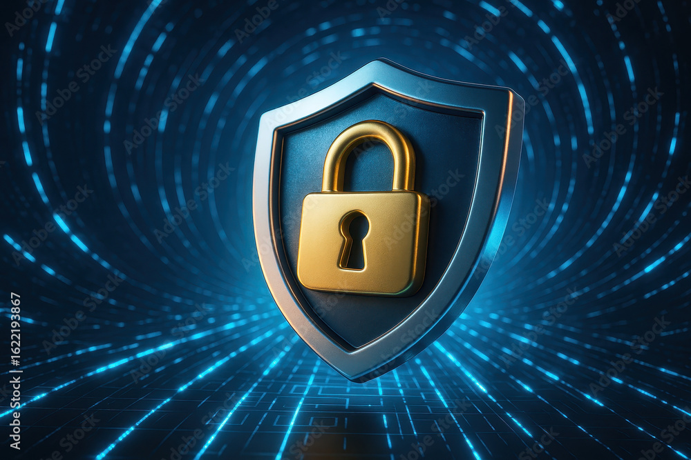 Aufkleber online payment security is enhanced by cybersecurity shield protecting data and ensuring secure tran