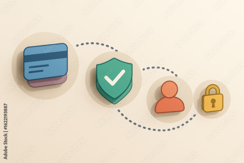 Aufkleber online payment security and data protection are essential for cybersecurity shield ensuring secure t