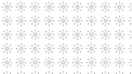 Seamless decorative background with elegant golden lines, abstract stars, bold wave mesh, and interlaced grid for stylish Christmas wrapping paper