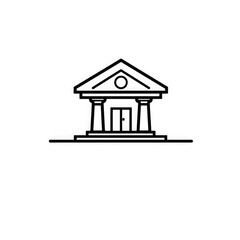 bank icon with transparent background PNG and JPEG image