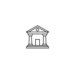 bank icon with transparent background PNG and JPEG image
