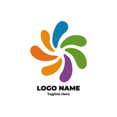 Collaborative Human Network Icon: Trust, Unity, and Global Community Building Symbol