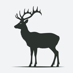 Obraz premium deer vector illustration