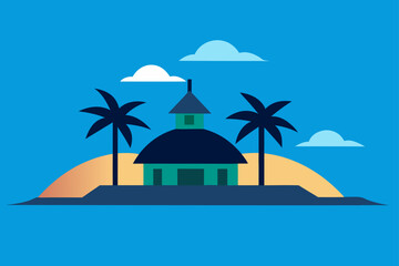 Obraz premium island and sea