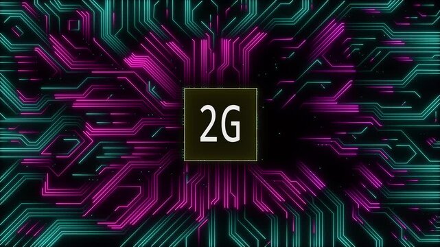 futuristic 2g technology wireless data high-speed internet network concept motion graphic animation 4k. 4G Wireless Technologies. Technology Network Digital Data Connection . 4K VIDEO