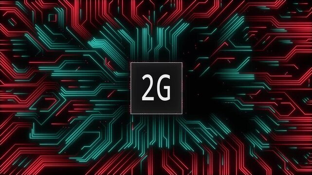 futuristic 2g technology wireless data high-speed internet network concept motion graphic animation 4k. 4G Wireless Technologies. Technology Network Digital Data Connection . 4K VIDEO