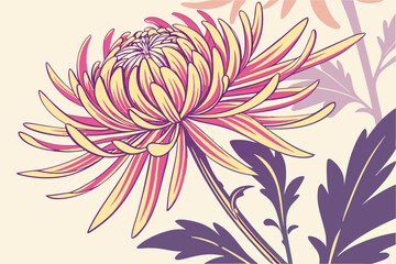 Fototapeta premium abstract floral background