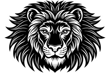 lion head vector