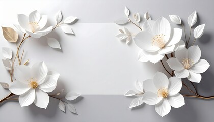 Elegant white floral arrangement studio setting high-quality image minimalist design close-up view serenity and beauty concept