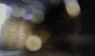 retro film overlay effect with scratch dust and light leaks, retro grain noisy film distressed...