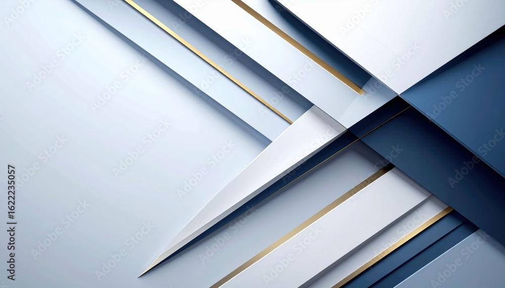 Poster dynamic geometric shapes in modern design abstract art digital artwork studio setting aesthetic view