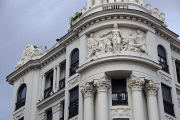 old office (?) building in valladolid in spain 