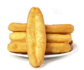Crispy fried fries served on white plate, perfect for a tasty snack or side dish at any meal