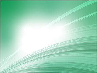 Obraz premium Clean and Fresh Green Gradient Abstract Illustration