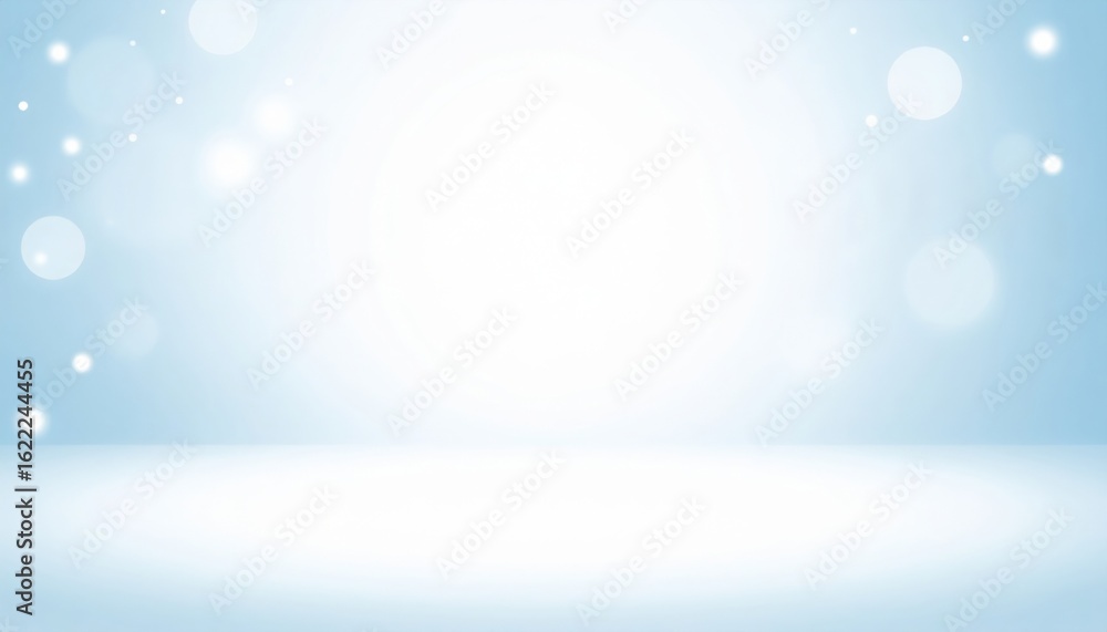 Aufkleber bright sparkling background studio setting digital art clean environment wide angle view minimalist 