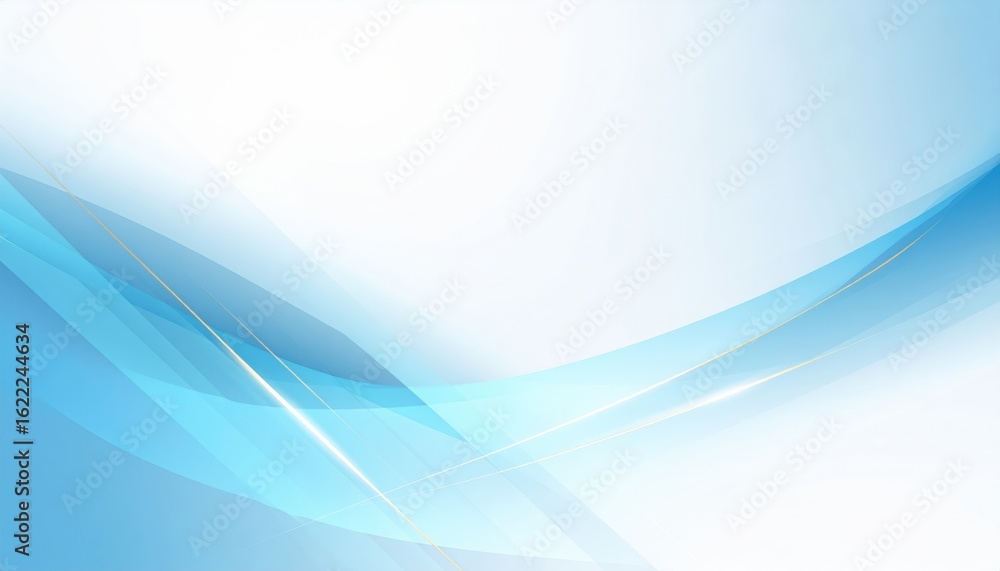 Poster dynamic waves of blue abstract design digital art creation modern graphic environment artistic viewp