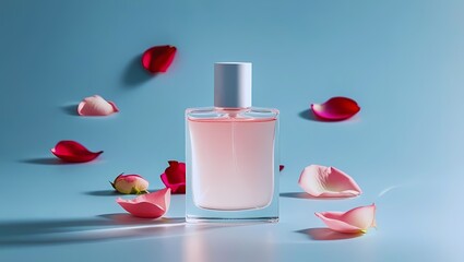 Feminine Perfume Concept with Soft Colors