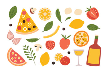 Food Symphony: A visual ode to culinary artistry, a vibrant ensemble of fresh ingredients, showcasing the beauty of nourishment.