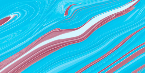 A Seamless Pattern of Artistic Liquid and Ocean Hues