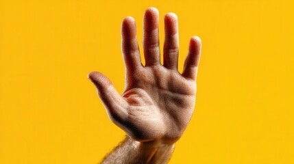 Open Palm Advertising Portrait: A Symbol of Trust and Invitation in Professional Marketing Imagery