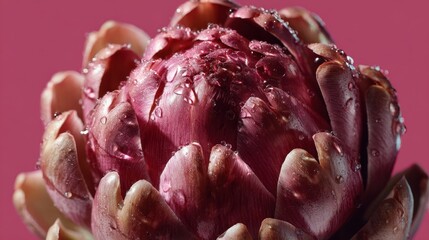 Close-Up Geometric Artichoke Photography - High-Resolution Image for Creative Advertising and Design Projects