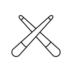 Obraz premium pool cue lineal icon with white background vector stock illustration
