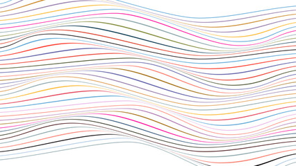 ABSTRACT WAVY LINES FLAT COLOR PATTERN BACKGROUND. GOOD FOR POSTER, WALLPAPER, COVER, FRAME, FLYER, SOCIAL MEDIA, GREETING CARD
