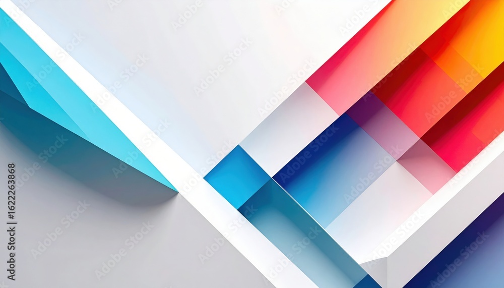 Poster dynamic abstract shapes digital space graphic design minimalist environment aesthetic viewpoint mode
