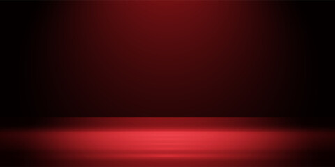 Abstract red background - vector