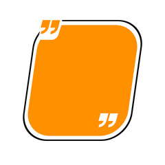 Bubble testimonial banner, quote, infographic. Social media post template designs for quotes. Empty speech bubbles, quote bubbles and text box