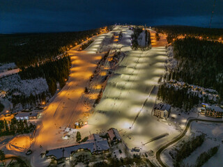 Wintertime in Vuokatti, Sotkamo, Finland