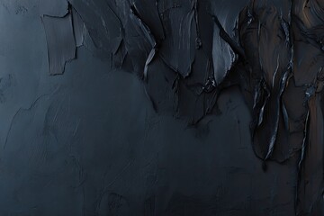 Dark, textured surface with impasto brushstrokes