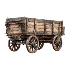 Old wooden wagon