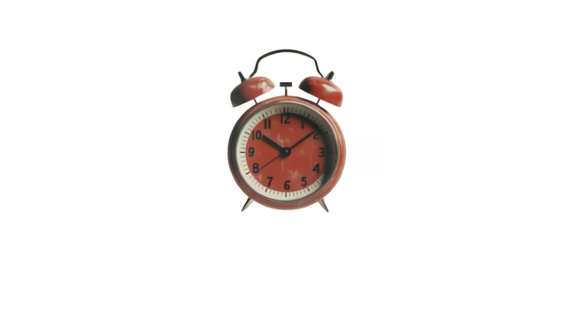 red alerm clock