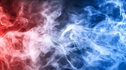 Abstract Red Blue Smoke Swirls Background Texture