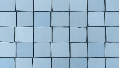A seamless pattern of pale blue square tiles, forming a uniform grid texture.