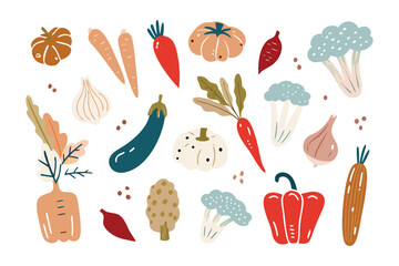 Garden Bounty: An array of vibrant and diverse vegetables from a flourishing garden, showcasing nature's fresh and nutritious harvest.