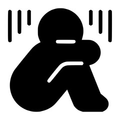 Mental health icon- brain care, therapy & wellness symbol icon.
