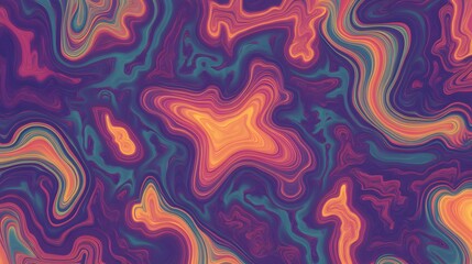 Abstract Swirling Liquid Marble Texture Background