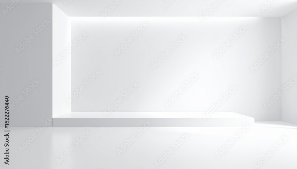 Poster minimalist design showcase modern architecture gallery image of abstract space clean environment wid