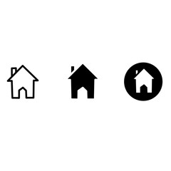 set address icon for set for business, web, and internet vector design
