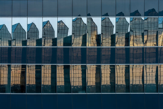Reflections in an Office Building in Buckhead, Atlanta, Georgia