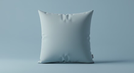 Light Blue Rectangular Pillow Product Photography for Home Decor Textile Design and Interior Design Projects