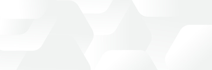 Abstract pattern white geometric banner design background.