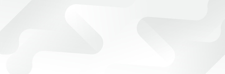 Abstract pattern white geometric banner design background.