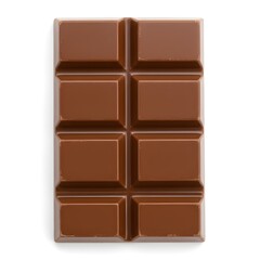 A decadent slab of milk chocolate with a segmented design, perfect for sharing or savoring alone.