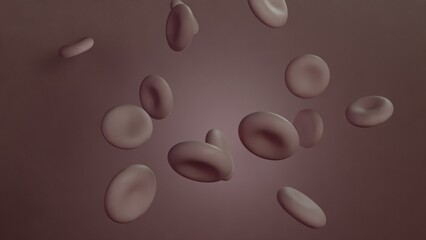 Abstract Floating Spheres and Drops on Minimalist Background